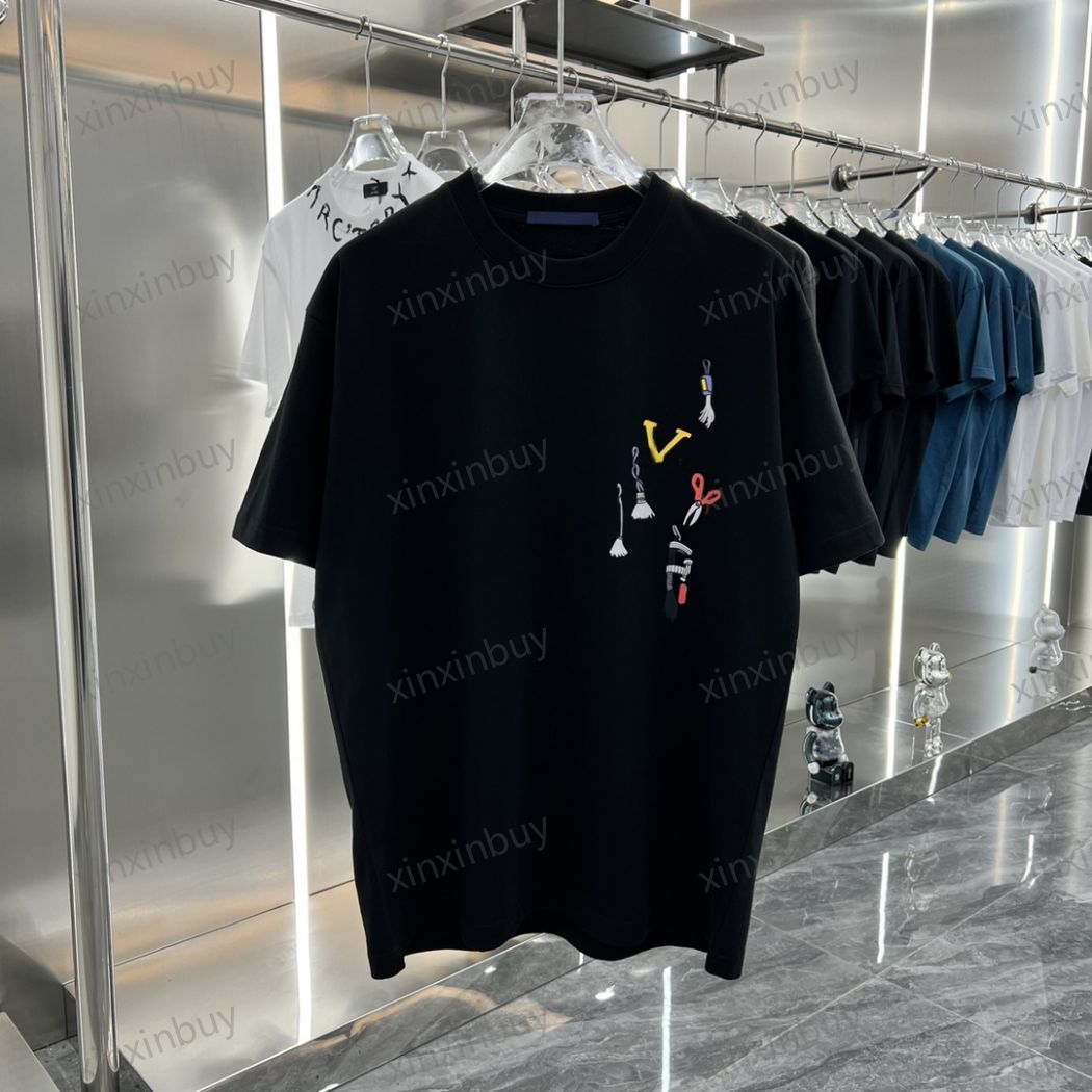 xinxinbuy Men designer Tee t shirt 23ss Paris Scissor label letter print short sleeve cotton women white black Beige XS-2XL
xinxinbuy Men designer Tee t shirt 23ss Paris Scissor label letter print short sleeve cotton women white black Beige XS-2XL