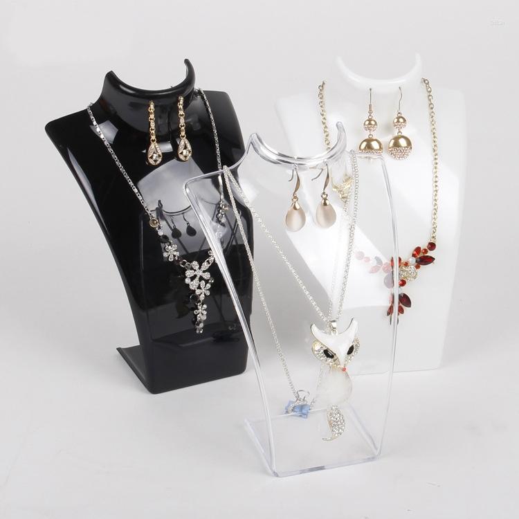 Jewelry Pouches TONVIC 2 Elegant Black/White/Clear Plastic Jewellery Set Display Earring Necklace Storage Stand Holder
Jewelry Pouches TONVIC 2 Elegant Black/White/Clear Plastic Jewellery Set Display Earring Necklace Storage Stand Holder