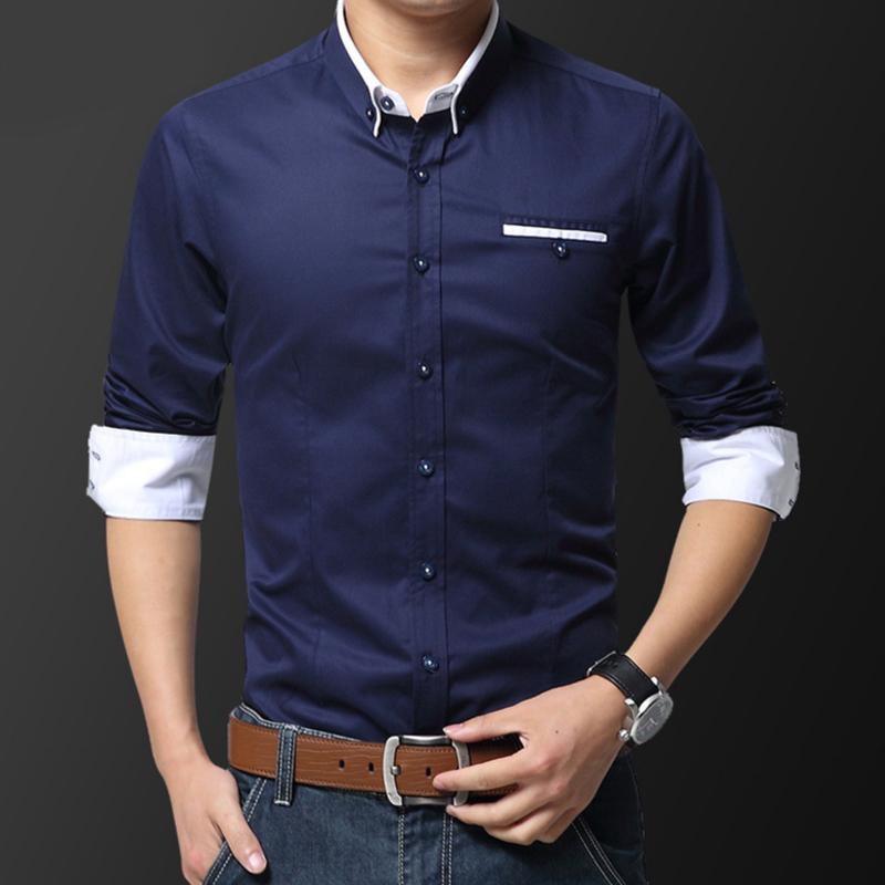 Men's Casual Shirts Multi Style Handsome Men Long Sleeve Regular Fit Button-Down White Black Khaki Male Social Blouse 4XL 5XLMen's, 6619 light blue
Men's Casual Shirts Multi Style Handsome Men Long Sleeve Regular Fit Button-Down White Black Khaki Male Social Blouse 4XL 5XLMen's, 6619 light blue