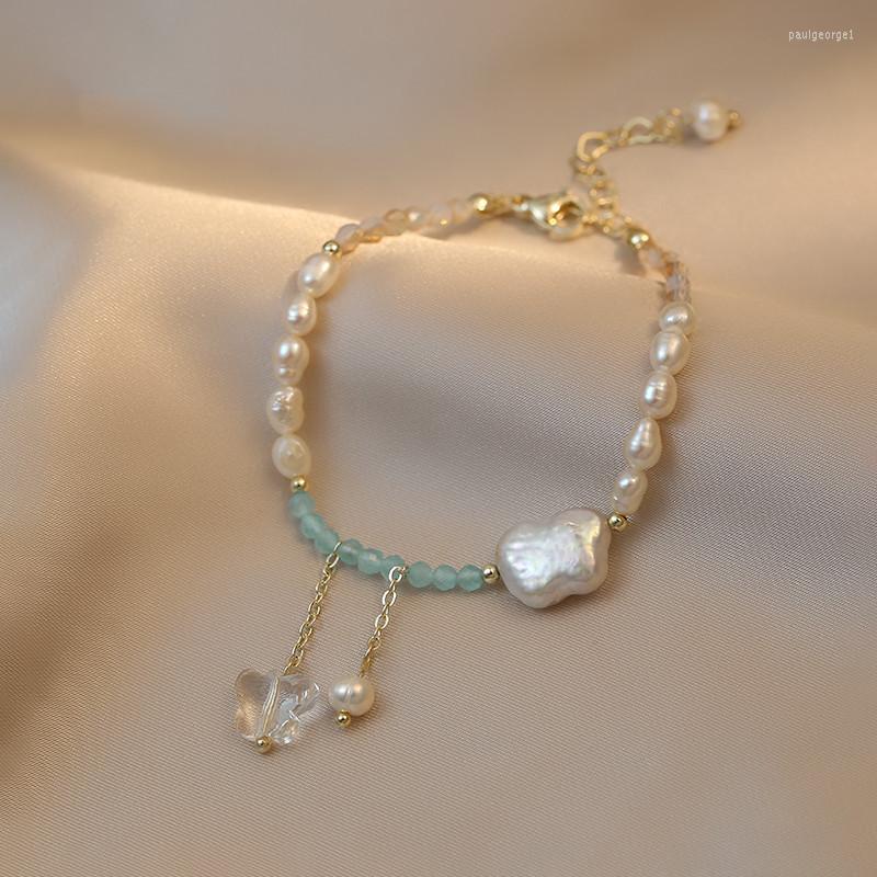 Strand Cloud Freshwater Pearl Bracelet Korean Cute Butterfly Crystal Simple Forest Sweet Student Girlfriend Bangle
Strand Cloud Freshwater Pearl Bracelet Korean Cute Butterfly Crystal Simple Forest Sweet Student Girlfriend Bangle