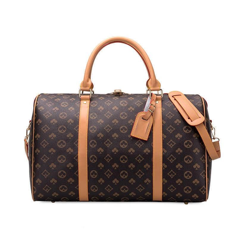 Luxury fashion men women travel bag duffle bag, brand designer luggage handbags large capacity sport bags 55CM With lock, Dust belt+lock
Luxury fashion men women travel bag duffle bag, brand designer luggage handbags large capacity sport bags 55CM With lock, Dust belt+lock