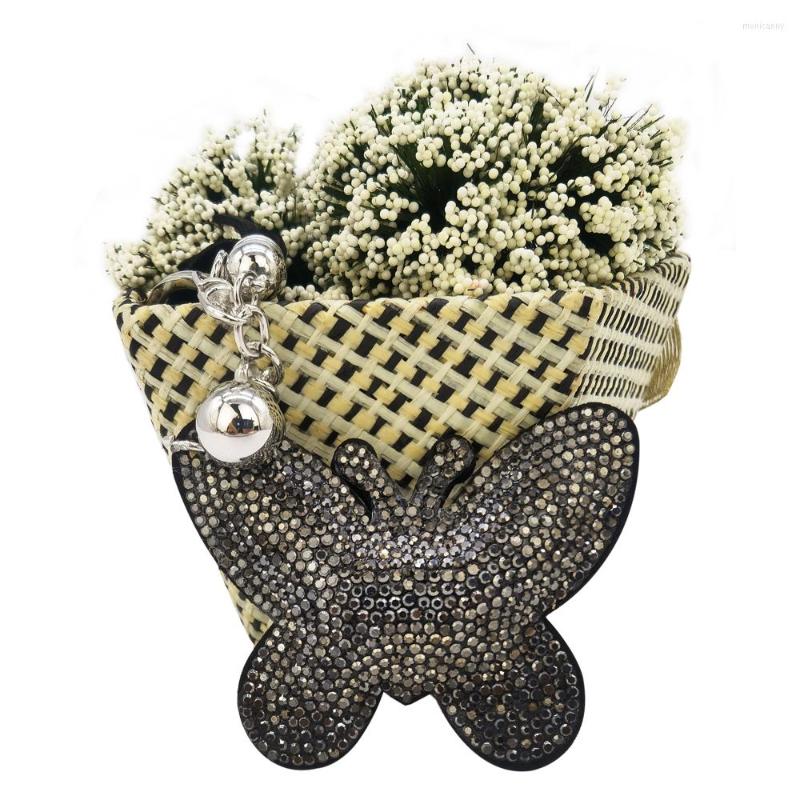 Keychains Crystal Butterfly Keychain Full Rhinestone Ornaments For Women Girl Car Handbag Bag Charm Pendant Key Ring
Keychains Crystal Butterfly Keychain Full Rhinestone Ornaments For Women Girl Car Handbag Bag Charm Pendant Key Ring