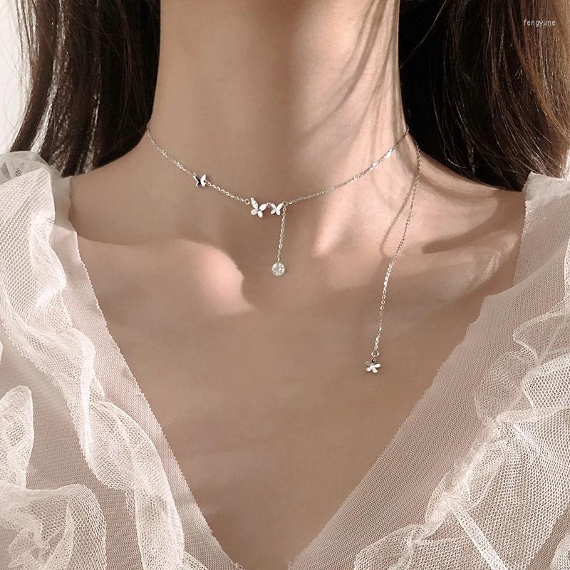 Pendant Necklaces Fashion Sweet Butterfly Necklace For Women Clavicle Chain Wedding Gift Fine Jewelry
Pendant Necklaces Fashion Sweet Butterfly Necklace For Women Clavicle Chain Wedding Gift Fine Jewelry