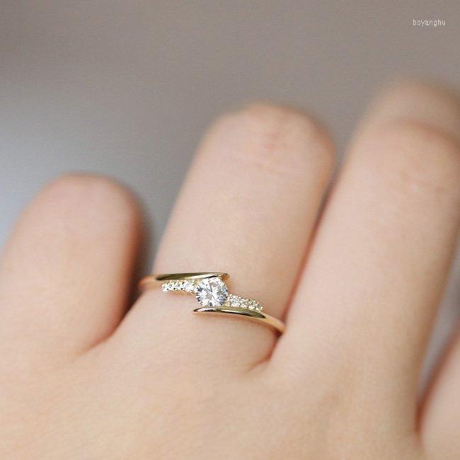 Wedding Rings Entry Lux For Women Korean Zirconia Engagement Ring Girls Light Yellow Gold Color Fashion Jewelry Gift KBR103
Wedding Rings Entry Lux For Women Korean Zirconia Engagement Ring Girls Light Yellow Gold Color Fashion Jewelry Gift KBR103