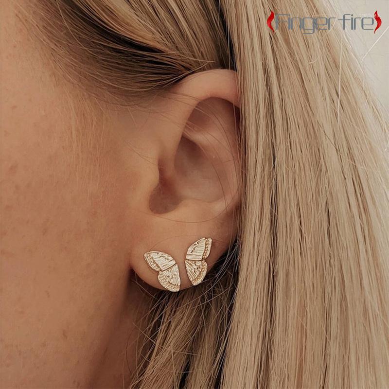 Stud Earrings Fashion Gold Plated Butterfly Shaped Female Anniversary Gift Beach Party Jewelry Quality Of Life Working Noble
Stud Earrings Fashion Gold Plated Butterfly Shaped Female Anniversary Gift Beach Party Jewelry Quality Of Life Working Noble