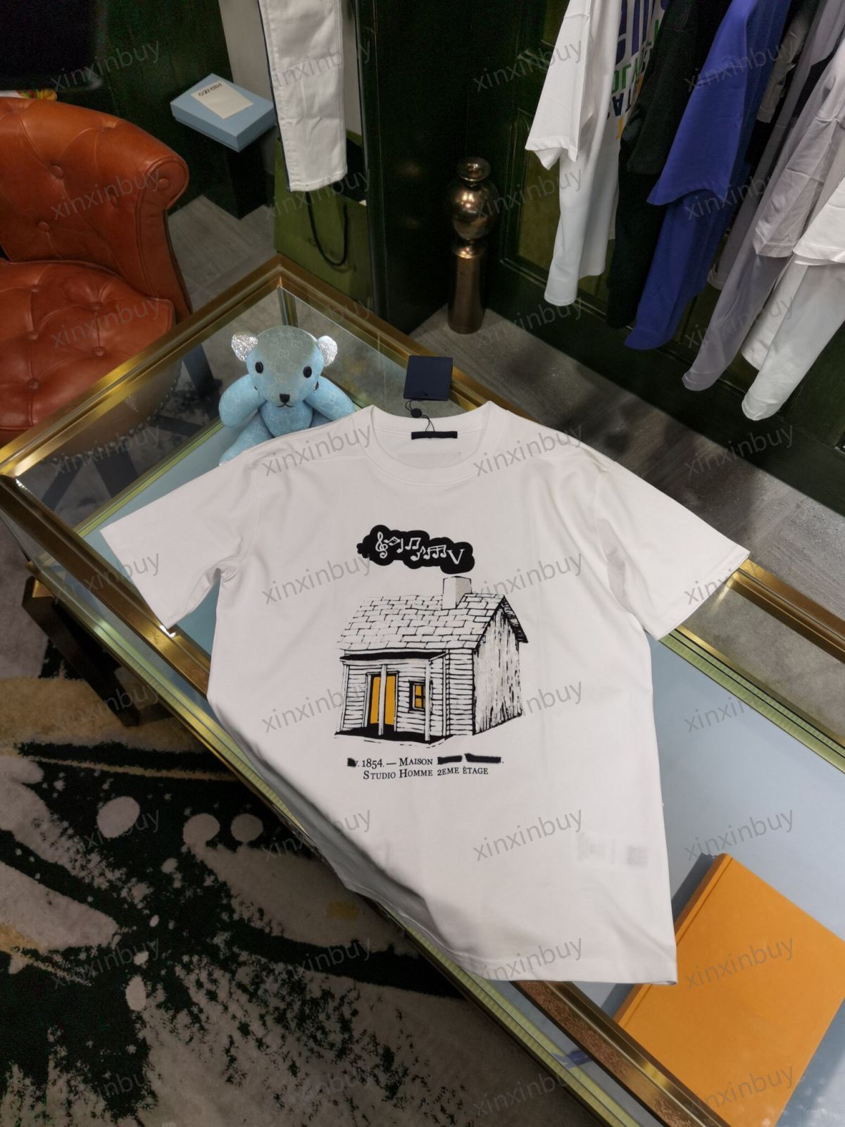 xinxinbuy Men designer Tee t shirt 23ss Paris House letters print short sleeve cotton women white black Beige XS-2XL
xinxinbuy Men designer Tee t shirt 23ss Paris House letters print short sleeve cotton women white black Beige XS-2XL