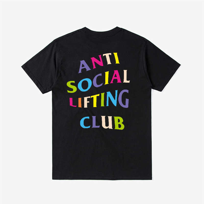 Pure Cotton Men' T-shirts Anti Social Lifting Club t Shirt Men Rainbow Letters Printed Graphic Oversized Tee Tops Fashionable New Cotton Short Sleeve Leisure Cassic, Dark grey
Pure Cotton Men' T-shirts Anti Social Lifting Club t Shirt Men Rainbow Letters Printed Graphic Oversized Tee Tops Fashionable New Cotton Short Sleeve Leisure Cassic, Dark grey