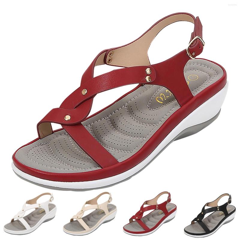 Sandals Women's Wedge Heel Solid Round Head Beach Jeweled For Women Wedding Womens Size 10 Sandal, Black
Sandals Women's Wedge Heel Solid Round Head Beach Jeweled For Women Wedding Womens Size 10 Sandal, Black