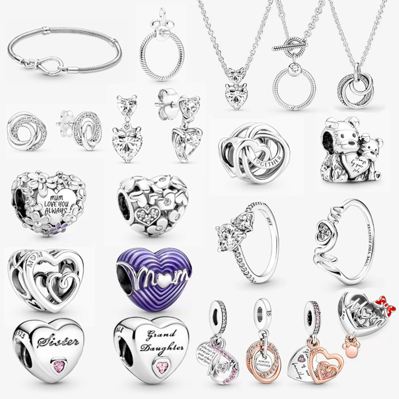 Real 925 Sterling Silver Make Mother's Day Beads Mother Puppy Mum Infinity Dangle Fit Original Pandora Bracelet Jewelry Gift 
Real 925 Sterling Silver Make Mother's Day Beads Mother Puppy Mum Infinity Dangle Fit Original Pandora Bracelet Jewelry Gift