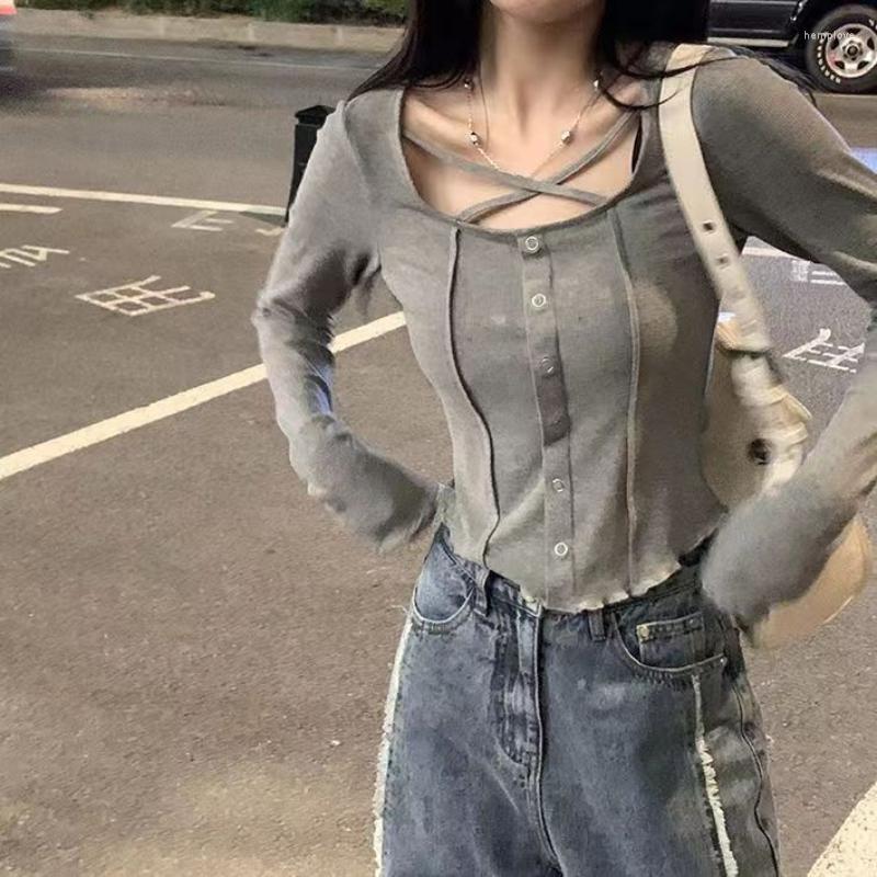 Women' T Shirts Spicy Girls' Minority Long-sleeved T-shirt Women' Fall And Winter Slim Fit With Bottom Coat Design Sense Chic, Black 
Women' T Shirts Spicy Girls' Minority Long-sleeved T-shirt Women' Fall And Winter Slim Fit With Bottom Coat Design Sense Chic, Black