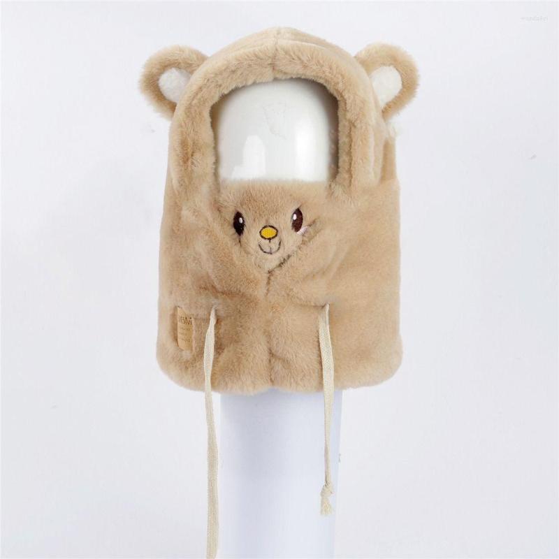 Berets Cartoon Bear Ear Beanie Hat With Mask Warm Winter Thickened Protection Autumn Scarf Beanies Earflap For Women Girl, Pink
Berets Cartoon Bear Ear Beanie Hat With Mask Warm Winter Thickened Protection Autumn Scarf Beanies Earflap For Women Girl, Pink
