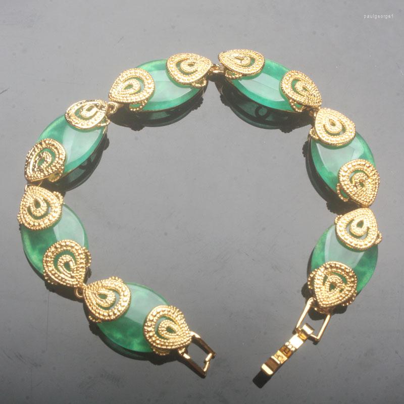 Charm Bracelets Charming 13X18MM Imitation Jades Marquise Beads Hollow Cutting Inlaid Cameo Bracelet 7.5"L
Charm Bracelets Charming 13X18MM Imitation Jades Marquise Beads Hollow Cutting Inlaid Cameo Bracelet 7.5"L