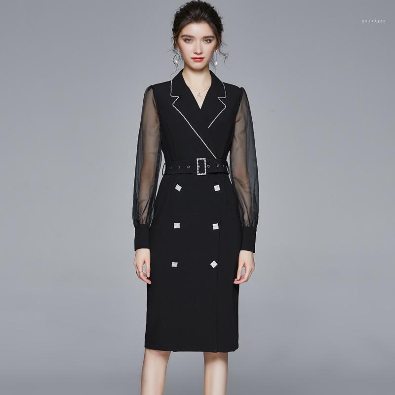 Casual Dresses 2023 Fashion Women Spring Notched Blazer Dress Long Sleeve Elegant Lady Party Robe Femme Designers Black Office Pencil Vestid
Casual Dresses 2023 Fashion Women Spring Notched Blazer Dress Long Sleeve Elegant Lady Party Robe Femme Designers Black Office Pencil Vestid