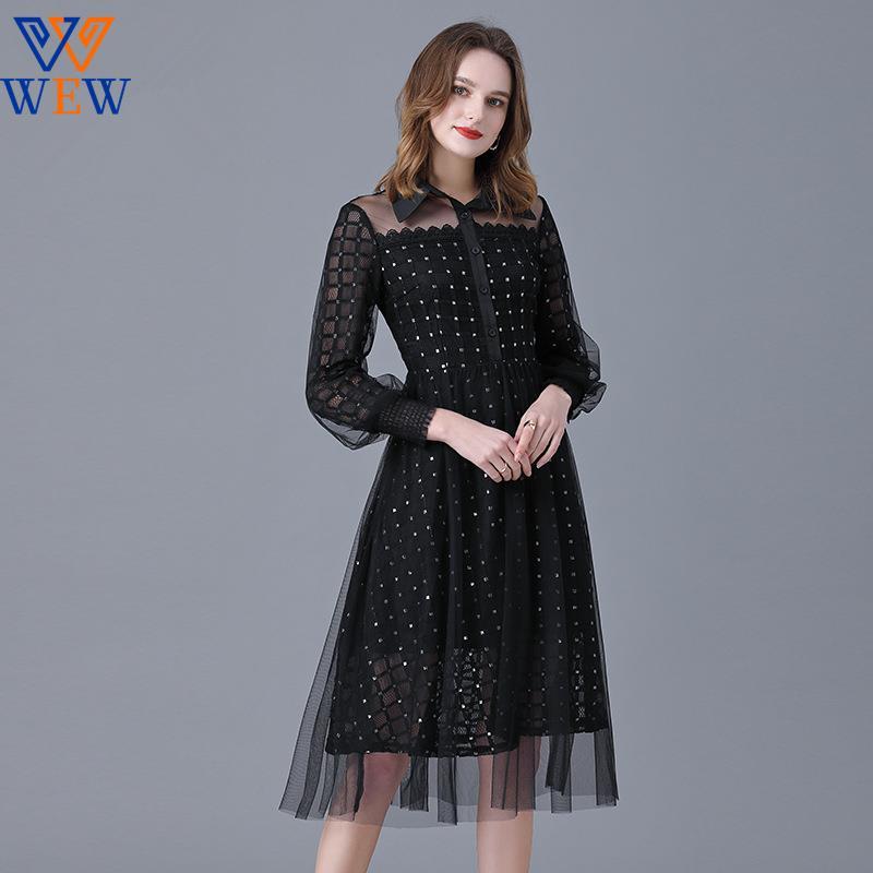 Casual Dresses Spring And Autumn Lace Base Dress Europe The United States Fashion Fat Sister Plus Size Black Fairy Party
Casual Dresses Spring And Autumn Lace Base Dress Europe The United States Fashion Fat Sister Plus Size Black Fairy Party
