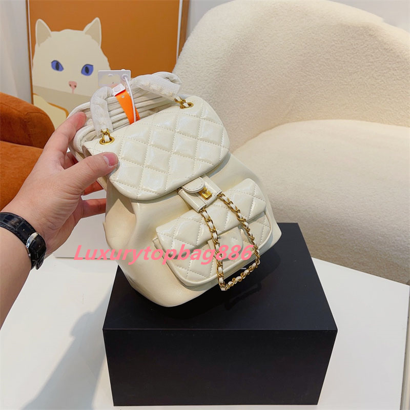 Fashion Retro Channel CC 22ss Backpacks Designer Bags Fashion Vintage Chains Backpack New Luxuries Designers Women Bag Luxury Lady Handbags Diamond Lattice Purses, Beige
Fashion Retro Channel CC 22ss Backpacks Designer Bags Fashion Vintage Chains Backpack New Luxuries Designers Women Bag Luxury Lady Handbags Diamond Lattice Purses, Beige