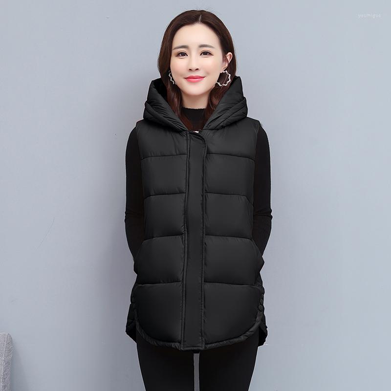 Women's Vests Fad Women's Winter Long Vest Oversized Hooded Solid Parkas Woman Plus Size Cotton Padded Loose Thick Office Lady Female, Beige
Women's Vests Fad Women's Winter Long Vest Oversized Hooded Solid Parkas Woman Plus Size Cotton Padded Loose Thick Office Lady Female, Beige