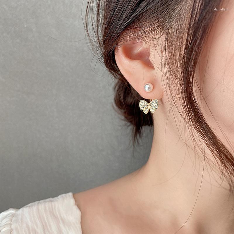 Stud Earrings Earring Small Personality For Women Pearl Bow Japanese And Korean Version Cute Two-use Birthday Jewelry
Stud Earrings Earring Small Personality For Women Pearl Bow Japanese And Korean Version Cute Two-use Birthday Jewelry