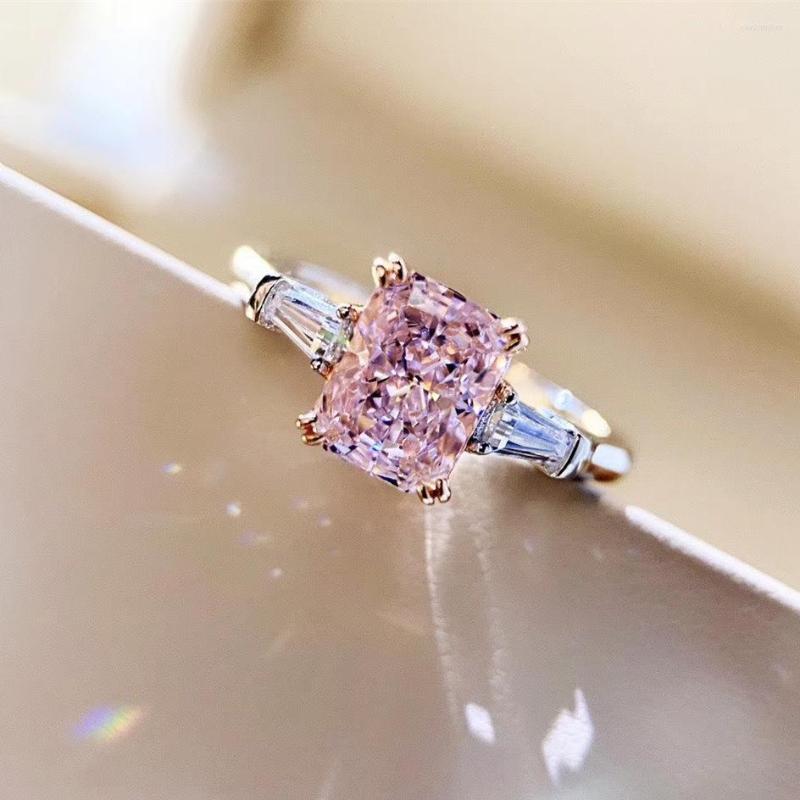 Cluster Rings 925 Sterling Silver 2 S Pink High Carbon Diamond For Women Sparkling Wedding Party Bridal Fine Jewelry
Cluster Rings 925 Sterling Silver 2 S Pink High Carbon Diamond For Women Sparkling Wedding Party Bridal Fine Jewelry