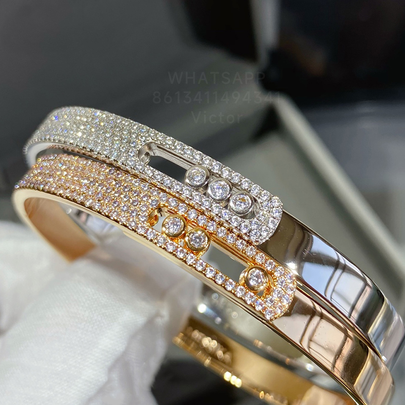 Messiika MOVE NOA designer bangle Bracelet for woman diamond Gold plated 18K T0P quality official reproductions classic style gift for girlfriend 013
Messiika MOVE NOA designer bangle Bracelet for woman diamond Gold plated 18K T0P quality official reproductions classic style gift for girlfriend 013