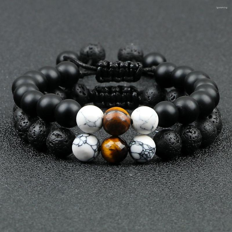Strand 2pcs/Set Tibetan Buddha Men Chakra Bracelet Charm Moonstone Matte Stone Beads Energy Couple Distance Women Yoga Jewelry
Strand 2pcs/Set Tibetan Buddha Men Chakra Bracelet Charm Moonstone Matte Stone Beads Energy Couple Distance Women Yoga Jewelry