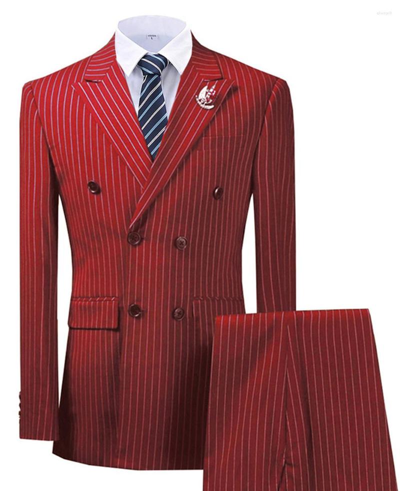 Men's Suits Latest Design Red Stripe Men Suit For Business Formal 2 Piece Double Breasted Blazer Slim Fit We, Auburn
Men's Suits Latest Design Red Stripe Men Suit For Business Formal 2 Piece Double Breasted Blazer Slim Fit We, Auburn