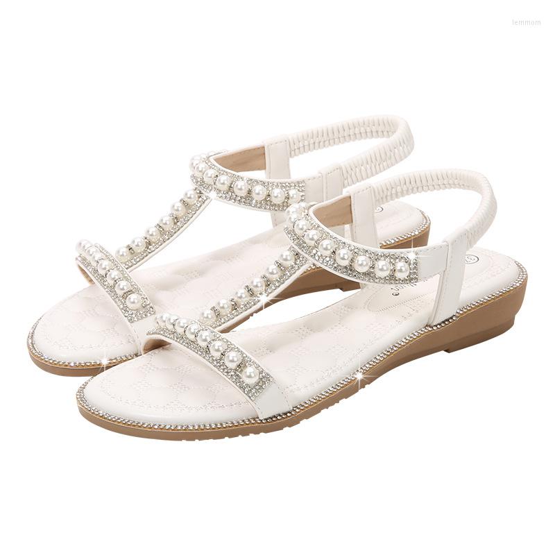 Sandals Summer Oxford Women Flats Slippers Pu Leather Flip Flops Pearl Diamond Female Shoes 2023 Rome Fashion Slides, Black
Sandals Summer Oxford Women Flats Slippers Pu Leather Flip Flops Pearl Diamond Female Shoes 2023 Rome Fashion Slides, Black