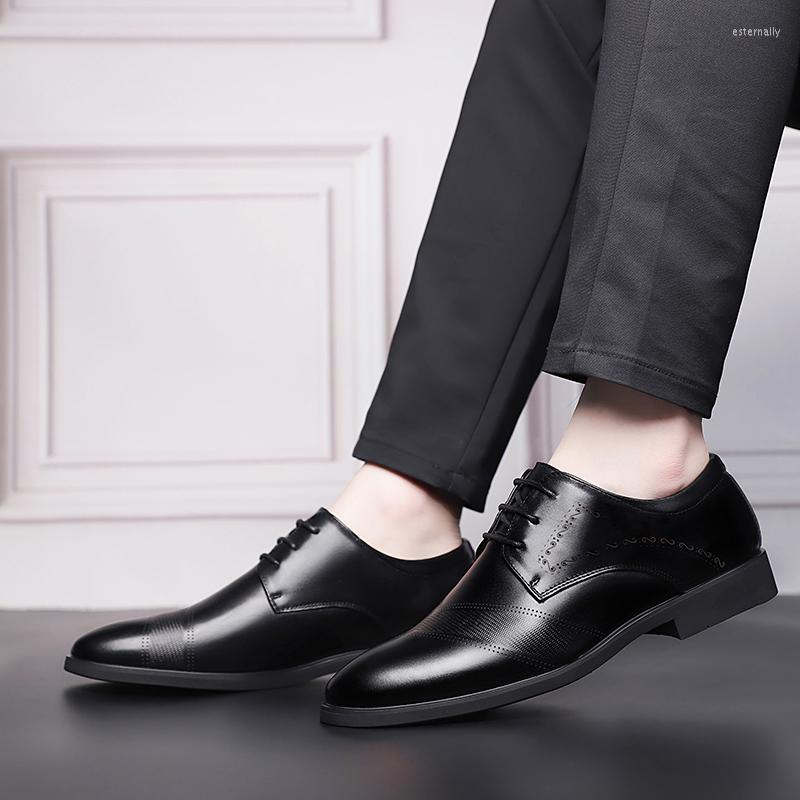 Dress Shoes Men Casual Fashion Loafers Leather Comfortable Low Top Pointed Soft Sole Single Shoe Solid Color Nonslip Summer Arrivals, Black
Dress Shoes Men Casual Fashion Loafers Leather Comfortable Low Top Pointed Soft Sole Single Shoe Solid Color Nonslip Summer Arrivals, Black