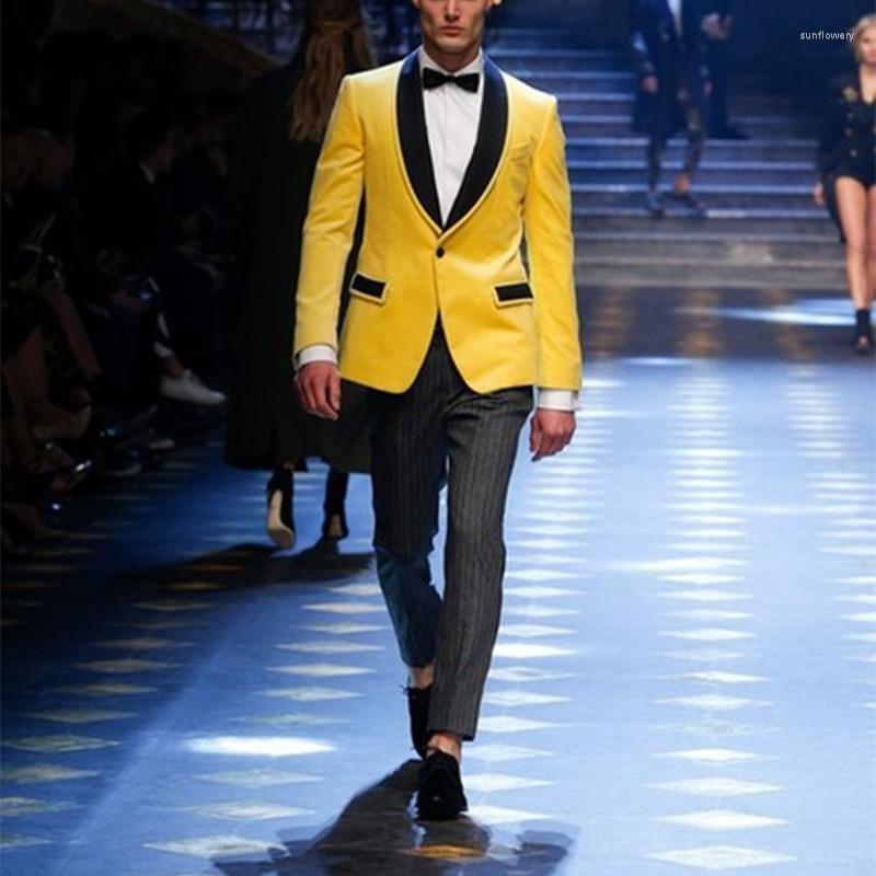 Men's Suits Latest Coat Pant Designs Yellow Shawl Lapel Custom Costume Groom Tuxedos Men Skinny 2 Pieces Terno Suit Jacket Pants, Beige
Men's Suits Latest Coat Pant Designs Yellow Shawl Lapel Custom Costume Groom Tuxedos Men Skinny 2 Pieces Terno Suit Jacket Pants, Beige