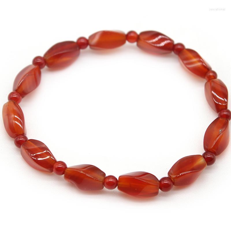 Strand Natural Gem Stone Bracelet Red Agates Irregular Stretch Bangles Onyx Wristband For Women Rope Jewelry
Strand Natural Gem Stone Bracelet Red Agates Irregular Stretch Bangles Onyx Wristband For Women Rope Jewelry