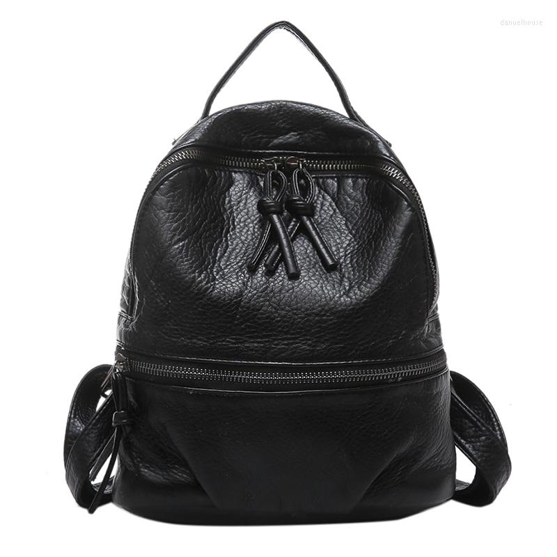School Bags Soft Washed Leather Women Backpacks Small Black For Teenage Girls Schoolbag Mochila Feminina Traveling Daypack Bolsa
School Bags Soft Washed Leather Women Backpacks Small Black For Teenage Girls Schoolbag Mochila Feminina Traveling Daypack Bolsa