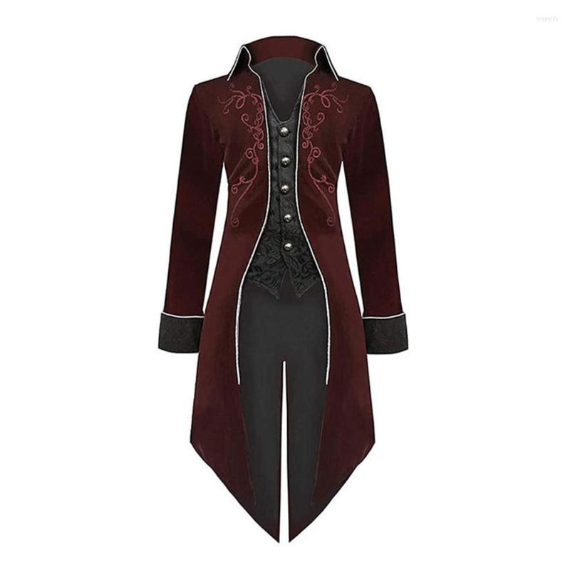 Men' Trench Coats Autumn Tuxedo Medieval Vintage Clothing Punk Men Coat Halloween Stage Show Retro Court Tuxedos VD3255, Green
Men' Trench Coats Autumn Tuxedo Medieval Vintage Clothing Punk Men Coat Halloween Stage Show Retro Court Tuxedos VD3255, Green