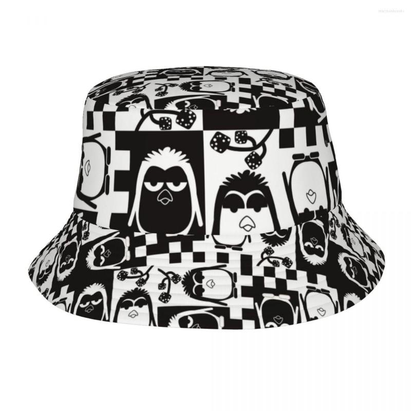 Berets Penguin Animal Bird Bucket Hat For Women Men Summer Black And White Sun Hats Casual Foldable Sports Fishing Caps Panama
Berets Penguin Animal Bird Bucket Hat For Women Men Summer Black And White Sun Hats Casual Foldable Sports Fishing Caps Panama