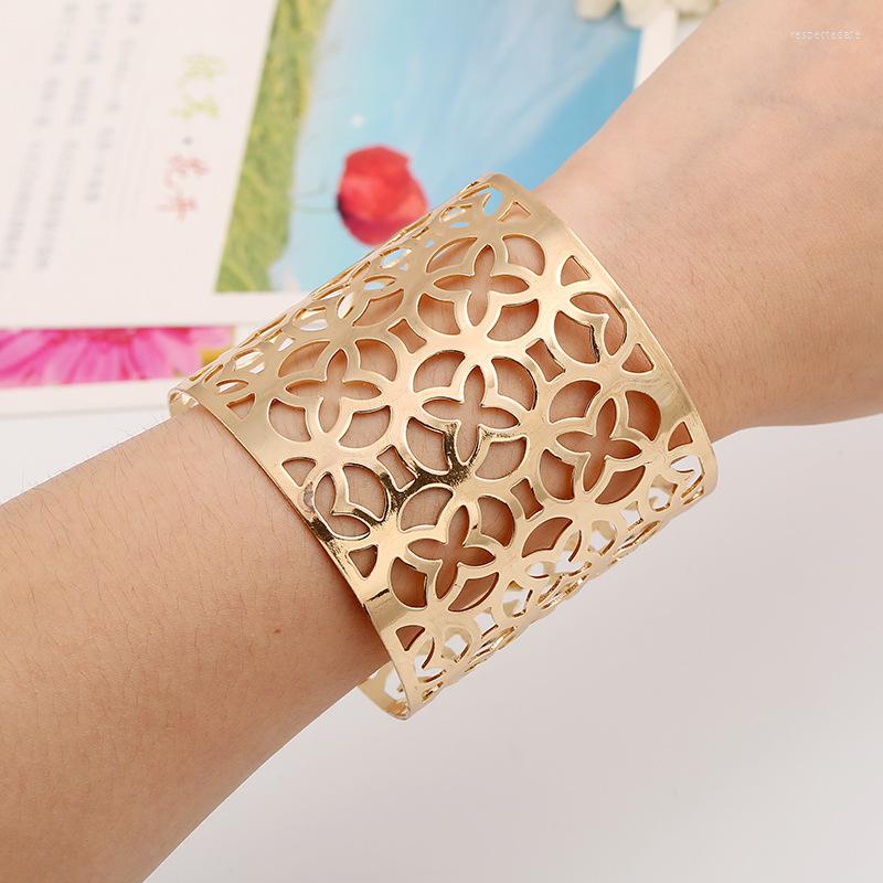 Bangle LZHLQ Metal Wide Wristband Geometric Hollow Bangles Women Irregular Opening Bracelet Plating Adjustable Cuff Accessories
Bangle LZHLQ Metal Wide Wristband Geometric Hollow Bangles Women Irregular Opening Bracelet Plating Adjustable Cuff Accessories
