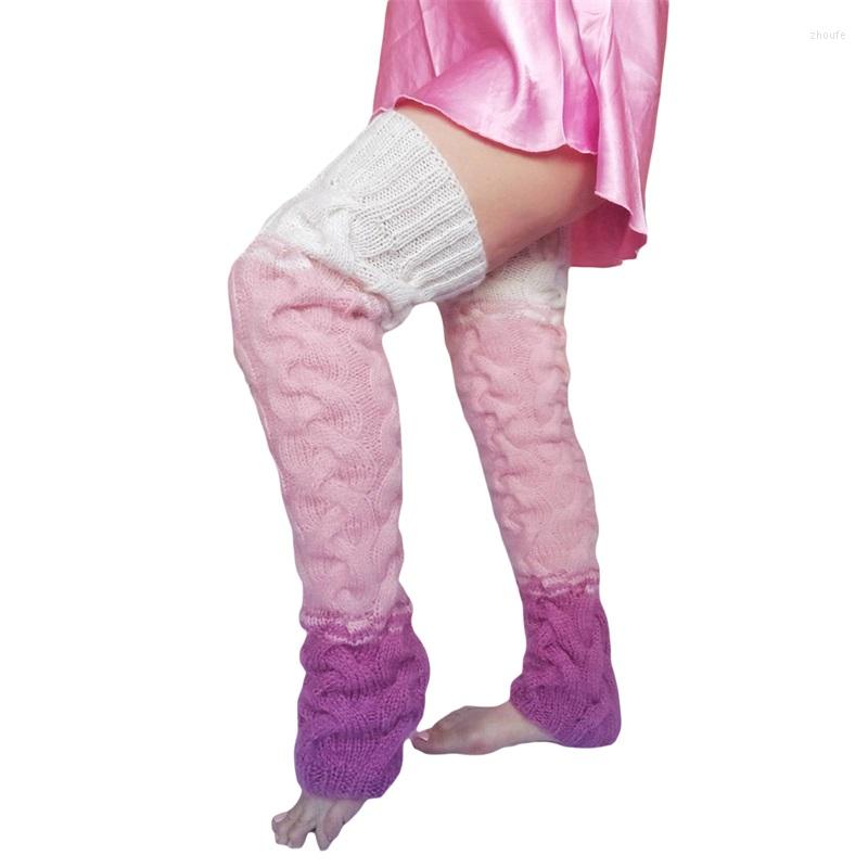 Women Socks Knitted Collision Color Woolen Wocks 2023 Winter Warm Thigh High Preppy Style Ribbed, Multi
Women Socks Knitted Collision Color Woolen Wocks 2023 Winter Warm Thigh High Preppy Style Ribbed, Multi