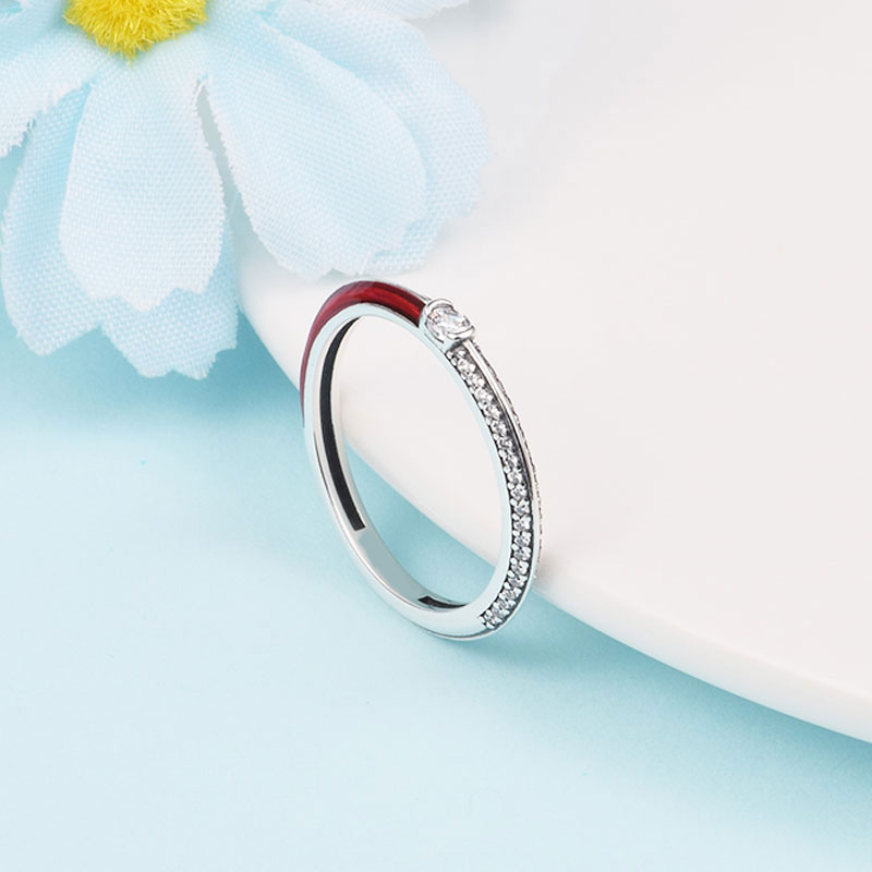 925 Sterling Silver Cz Stones Signature ME Pave & Red Dual Ring Fit Pandora Jewelry Engagement Wedding Lovers Fashion Ring
925 Sterling Silver Cz Stones Signature ME Pave & Red Dual Ring Fit Pandora Jewelry Engagement Wedding Lovers Fashion Ring