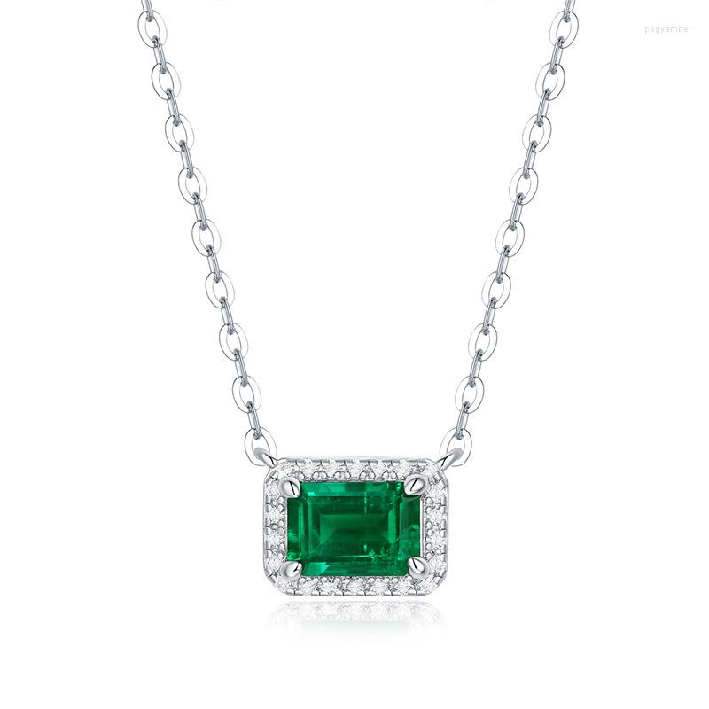 Chains Emerald Cut Pendant Necklaces Unique Design Classic Women Wedding Link Chain Necklace Fine Jewelry For Party
Chains Emerald Cut Pendant Necklaces Unique Design Classic Women Wedding Link Chain Necklace Fine Jewelry For Party