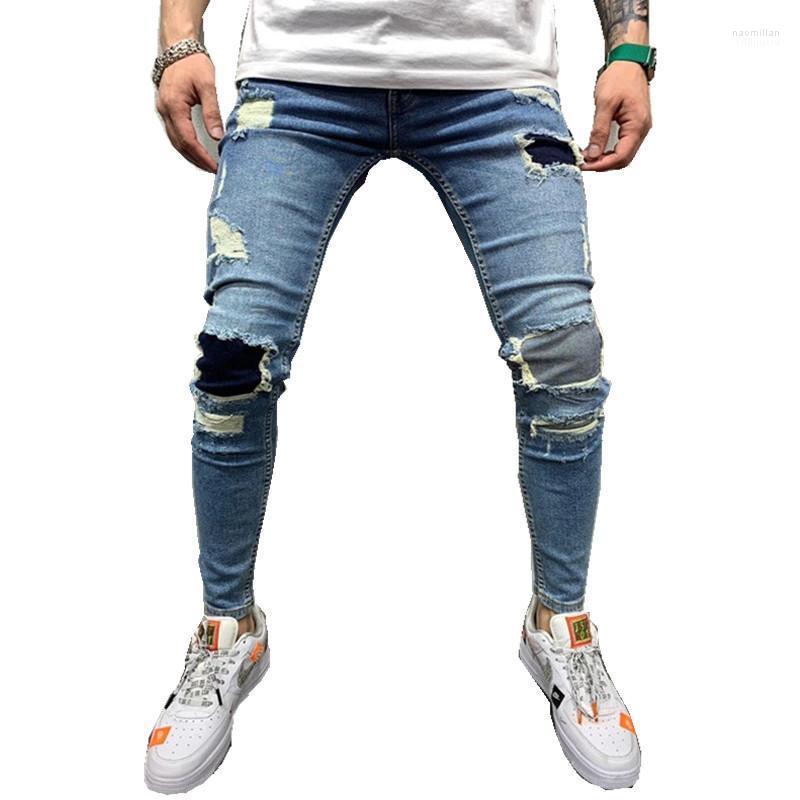Men' Jeans Men Autumn High Street Hip Hop Ripped Patches Stretch Slim Male Stylish Holes Jogging Casual Pencil Denim PantsMen' Naom22, 8111
Men' Jeans Men Autumn High Street Hip Hop Ripped Patches Stretch Slim Male Stylish Holes Jogging Casual Pencil Denim PantsMen' Naom22, 8111