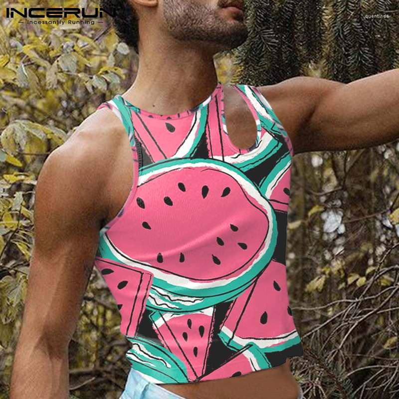 Men' Tank Tops INCERUN Men Fruit Printed O-neck Sleeveless Hollow Out Vests Summer 2023 Streetwear Vacation Sexy Casual Clothing, Black
Men' Tank Tops INCERUN Men Fruit Printed O-neck Sleeveless Hollow Out Vests Summer 2023 Streetwear Vacation Sexy Casual Clothing, Black