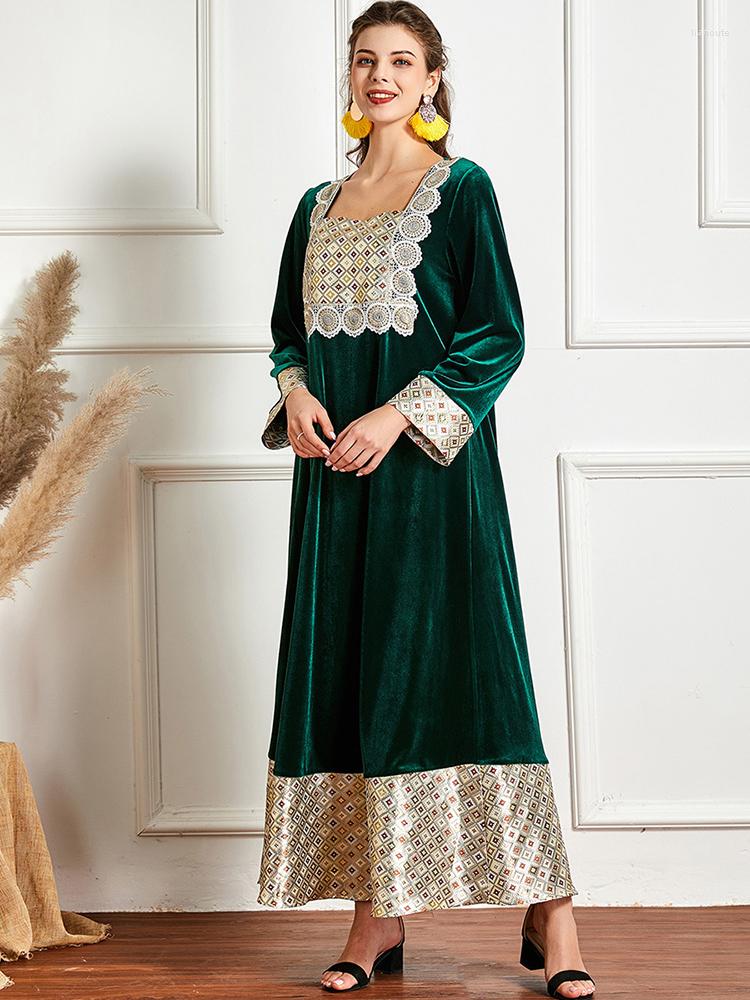 Ethnic Clothing Muslim Fashion Robe Longue Femme Ladies Dresses For Women Velvet Abaya Dubai Turkey Islam Arabic Pakistani Hijab Kaftan
Ethnic Clothing Muslim Fashion Robe Longue Femme Ladies Dresses For Women Velvet Abaya Dubai Turkey Islam Arabic Pakistani Hijab Kaftan