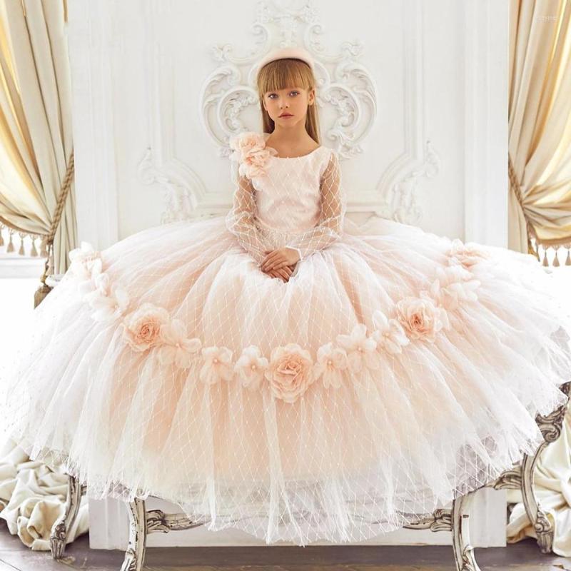 Girl Dresses Flowers Tulle Princess Puffy Baby Wedding Party Dress Top Applique Kid Birthday First Communion Gown Flower, Blue
Girl Dresses Flowers Tulle Princess Puffy Baby Wedding Party Dress Top Applique Kid Birthday First Communion Gown Flower, Blue