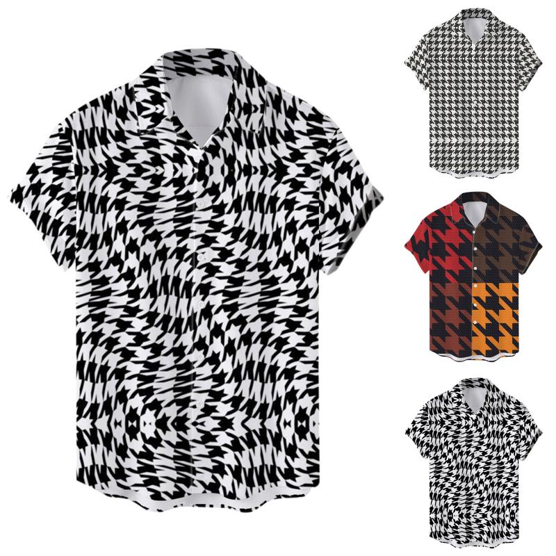 Men's Casual Shirts Men S Tops Male Summer Hawaii Swallow Gird Printed Shirt Blouse Short Sleeve Turn Down Collar Button DressMen's, Black
Men's Casual Shirts Men S Tops Male Summer Hawaii Swallow Gird Printed Shirt Blouse Short Sleeve Turn Down Collar Button DressMen's, Black