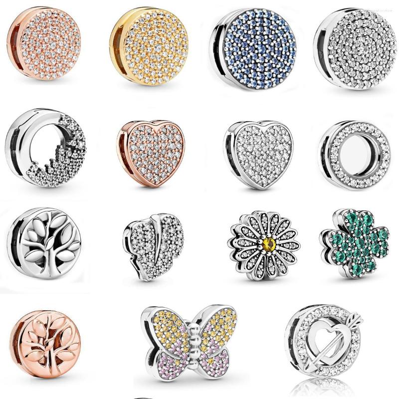Beads 925 Sterling Silver Reflexions Round Pave Clip Charm Heart Fit Original Bracelet For Women DIY Jewelry 
Beads 925 Sterling Silver Reflexions Round Pave Clip Charm Heart Fit Original Bracelet For Women DIY Jewelry