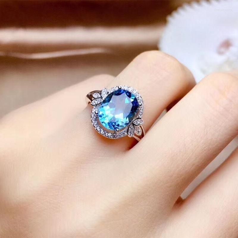 Wedding Rings 1pc Lovely Oval Blue Stone Classic Flower Design Women Engagement Pairing Tail Ring Female Jewelry Accessories Full Sizes 
Wedding Rings 1pc Lovely Oval Blue Stone Classic Flower Design Women Engagement Pairing Tail Ring Female Jewelry Accessories Full Sizes