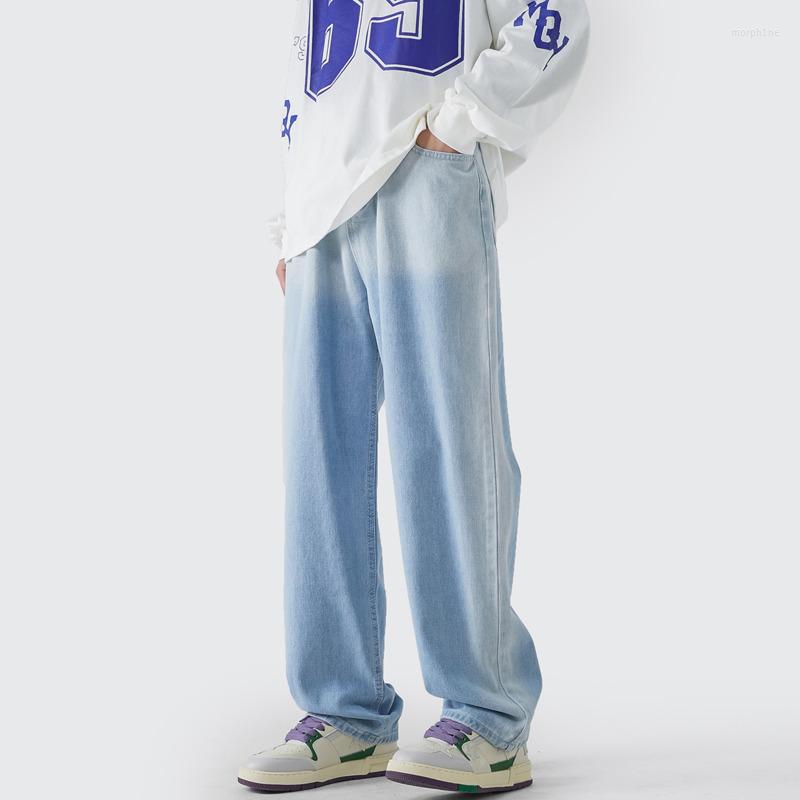 Men's Jeans Blue Baggy Men Fashion Retro Gradient Straight Japanese Streetwear Hip-hop Loose Denim Pants Mens Trousers -2XL
Men's Jeans Blue Baggy Men Fashion Retro Gradient Straight Japanese Streetwear Hip-hop Loose Denim Pants Mens Trousers -2XL