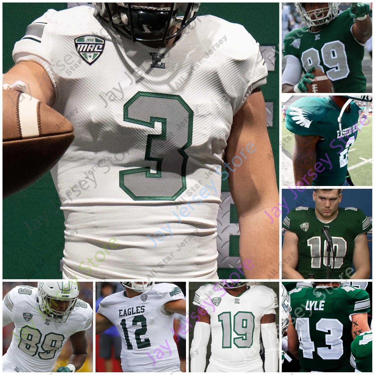 Jerseys Football Jerseys Eastern Football Michigan EMU Football Jersey NCAA College Maxx Crosb Glass III Vann Jackson III Williams Sexton Dr, White i
Jerseys Football Jerseys Eastern Football Michigan EMU Football Jersey NCAA College Maxx Crosb Glass III Vann Jackson III Williams Sexton Dr, White i