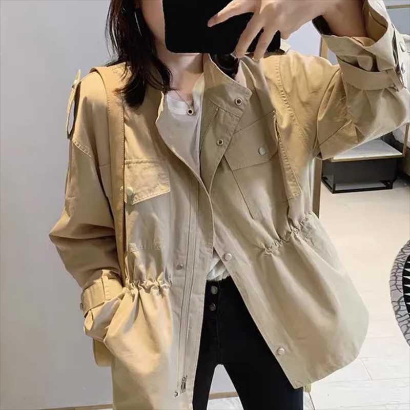 Women's Vests Small Man Windbreaker Short Loose Waist Tooling Jacket Spring 2023 European Goods Station, Green
Women's Vests Small Man Windbreaker Short Loose Waist Tooling Jacket Spring 2023 European Goods Station, Green