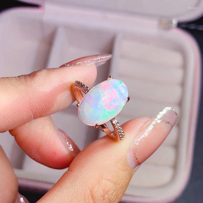 Cluster Rings Natural Opal Sterling 925 Silver For Women Sparkling Gemstone Anniversary Party Classic Fine Jewelry Gift Collier
Cluster Rings Natural Opal Sterling 925 Silver For Women Sparkling Gemstone Anniversary Party Classic Fine Jewelry Gift Collier
