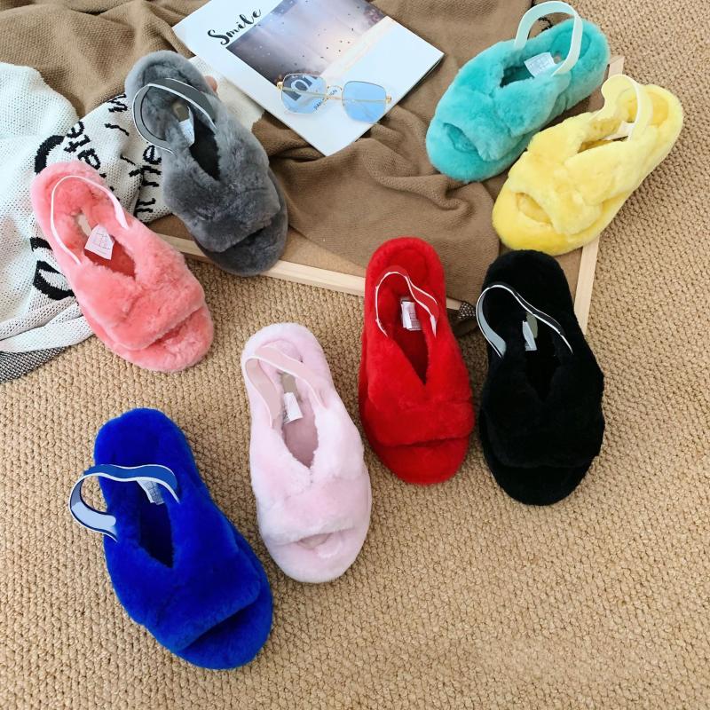 Slippers Warm Fluffy Women Cozy Cross Indoor Floor Slides Luxury Thick Flat Soft Furry Shoes Ladies Female Celebrities Sandals, Dark red(d)
Slippers Warm Fluffy Women Cozy Cross Indoor Floor Slides Luxury Thick Flat Soft Furry Shoes Ladies Female Celebrities Sandals, Dark red(d)