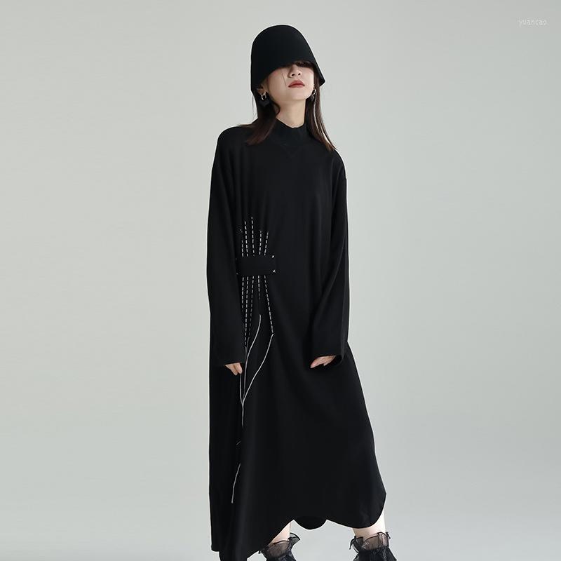 Casual Dresses SuperAen Winter Long Knitted Dress Ladies Chic Stand Collar Sleeve Sweater For Women, Black
Casual Dresses SuperAen Winter Long Knitted Dress Ladies Chic Stand Collar Sleeve Sweater For Women, Black