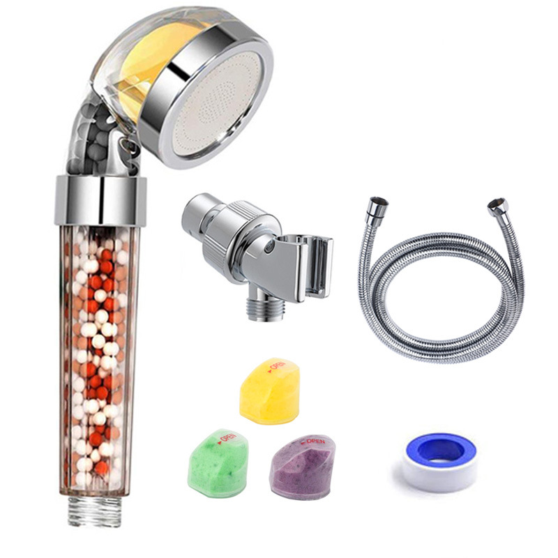 Lemon vitamin C shower head supercharged Showerhead Aromatherapy shower Hand sprinkler set with hose Built-in aromatherapy block shower heads
Lemon vitamin C shower head supercharged Showerhead Aromatherapy shower Hand sprinkler set with hose Built-in aromatherapy block shower heads